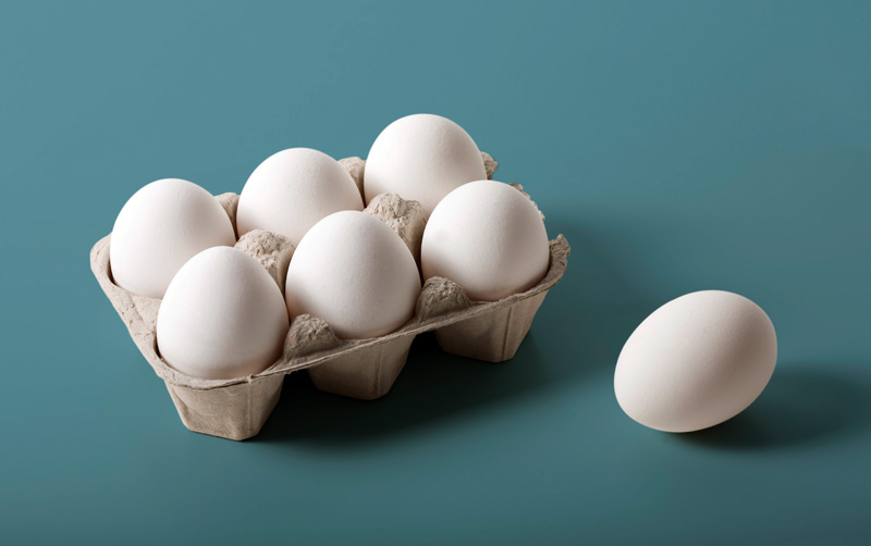 Яйца, содержащие белок