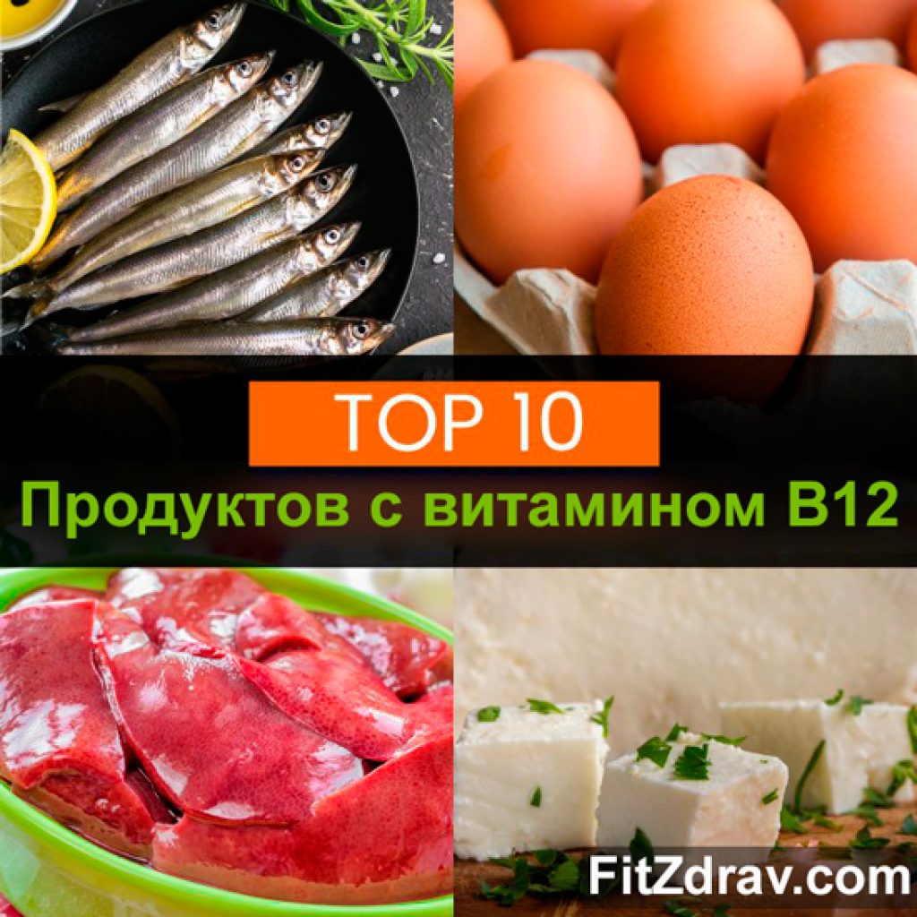 Продуктах есть витамин б 12