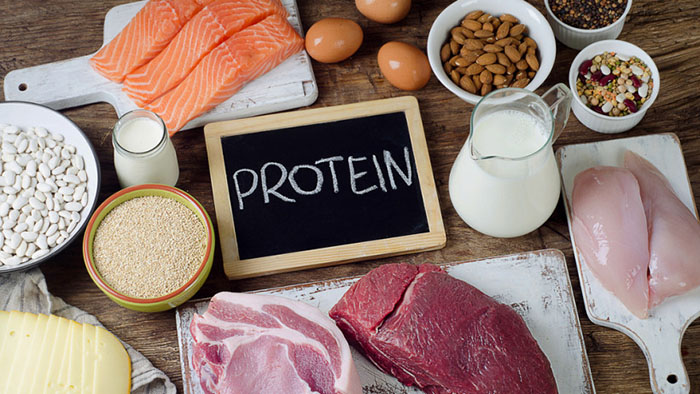 Пища с протеинами